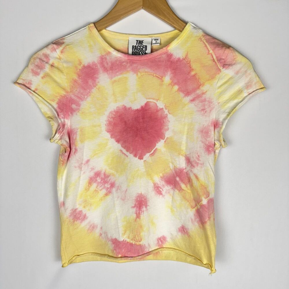 The Ragged Priest Tie Dye Heart T-Shirt
